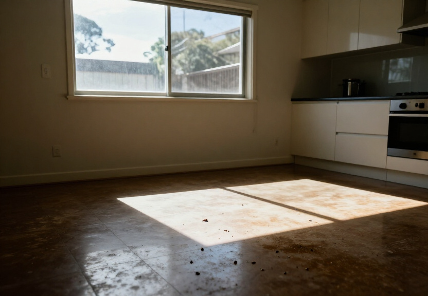 Ant trail along kitchen counter in Frenchs Forest home